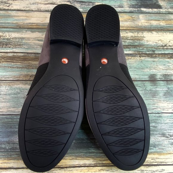 Clarks Un Blush Lo Loafer Shoe Womens Size 7N Gray Suede Comfort Slip Ons Flats - Picture 6 of 10